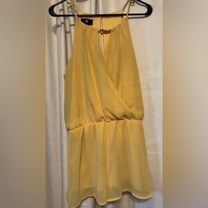 Iz Byer Yellow Romper